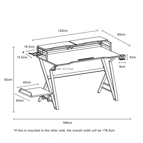 Symple Stuff Computer Desk & Reviews Wayfair.co.uk